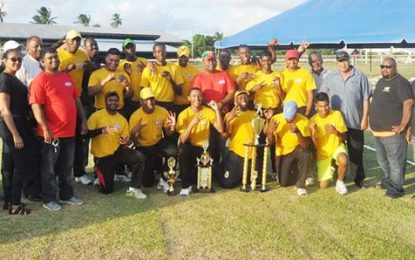 Busta ECB 40-Over Festival …Savory’s innings crafts East Bank Essequibo third title triumph