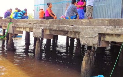 Charity Marketing Centre on verge of collapse into Pomeroon River