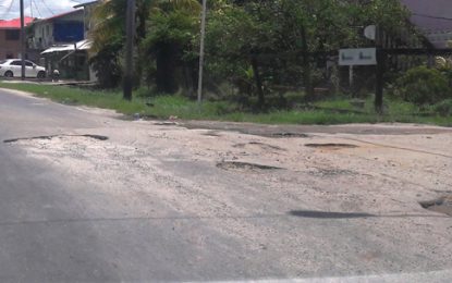 Diamond access road badly needs fixing: