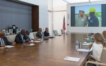 Meetings with Exxon about policies –Minister Trotman