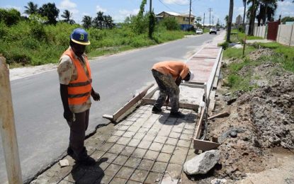Woolford Ave. sidewalk project to be completed for new school term