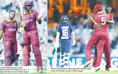 Lewis, Joseph career-bests  in vain as England take series