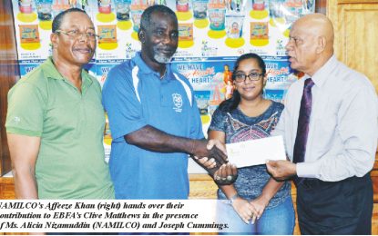 NAMILCO on board EBFA 7-A-Side tourney sets for tomorrow