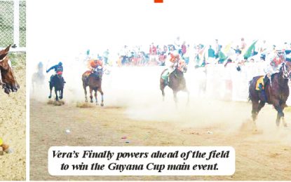 Vera’s Finally looking to put its stamp  on President’s Cup Horserace Meet