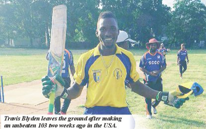 Guyanese Blyden dominates Massachusetts Cricket League