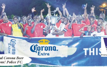 Police raid GFC 4-0 for Inaugural  Corona Beer title and $1M cash prize