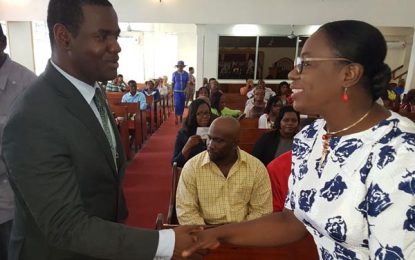 Minister Henry joins Central Seventh-Day Adventist Church for Education Day