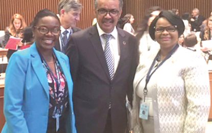 Volda Lawrence elected Vice President at PAHO forum