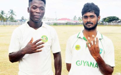 Rutherford and Bishun bowl EBD/Upper Demerara to 26-run win over Georgetown