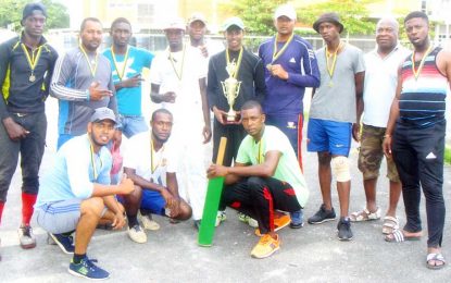 R&T Taxi Service Heritage Tapeball tourney…Craig NDC defeat Demerara Harbor Bridge