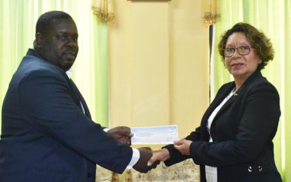 Guyana Goldfields makes tangible donation towards Heritage Celebrations