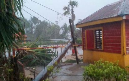 Works underway to repower highway residents after freak storm