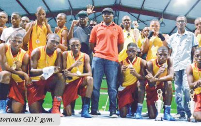 Lennox Blackmoore National Novice… GDF gym marches away with title