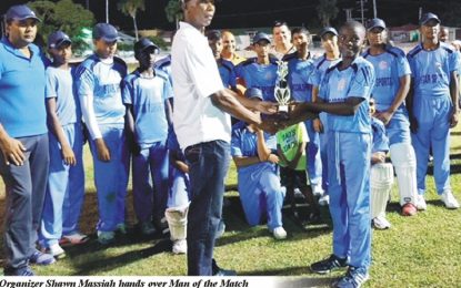 Nauth Motor Spares, Well Teen, Trophy Stall, Tropical Springs U13 cricket … Lovell, Ramsammy shine as GCC, Blairmont claim final berths