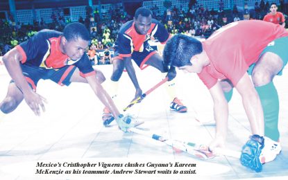 Pan Am Indoor  Hockey C/Ships… Robert France bags 8 goals as Guyana  smash 12 past Mexico