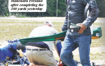GuyanaNRA 150th Anniversary /WIFBSC Individuals – Day 1… Mahendra Persaud with  possibles at 500 and 600  takes pole position