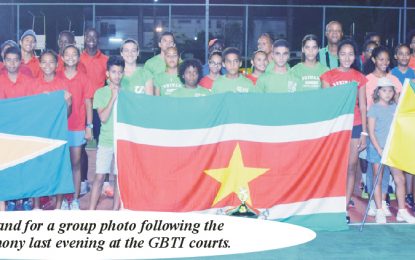 Inter-Guiana Games…  Guyana Tennis Association  launches Cup of Guianas