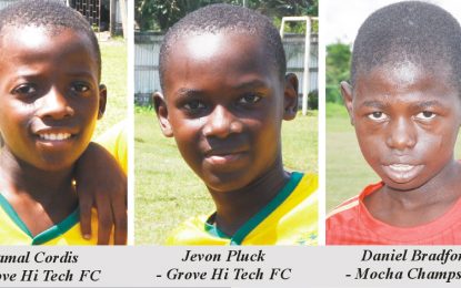 EBFA /Ralph Green U-11 League… Wins for Grove, Mocha and Herstelling