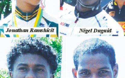 Junior Road Caribbean Cycling  Championships 2017 – Barbados… John, Dey, Duguid  and Ramshucit to  represent GCF