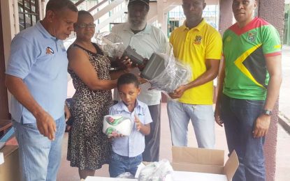 BARTICA FOOTBALL ASSOCIATION RECEIVES FLOODLIGHTS