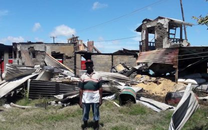 Arson suspected as Black Bush farmer loses home