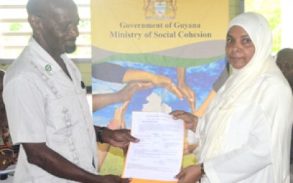 Govt. allocates $19M for West Berbice playgrounds