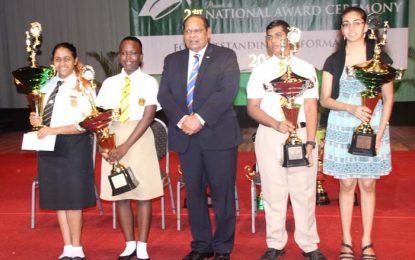 Queen’s College students claim Presidential scholarships for CSEC, CAPE