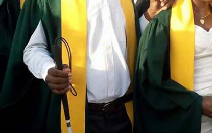 Leroy Phillips—the blind communications graduate
