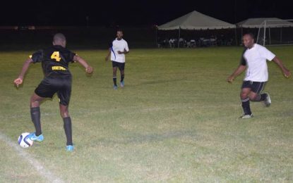 Turbo Knockout football….Camptown and Pouderoyen through to semi-finals