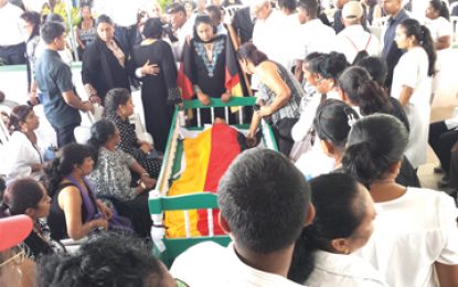 Former Junior Minister of Agriculture, Alli Baksh laid to rest