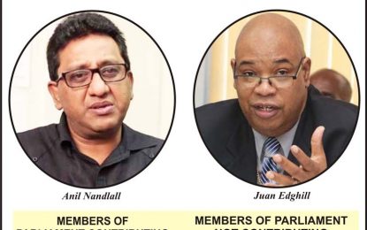 Broken promises…Rohee, Nandlall, Manickchand, Edghill among 17 PPP MPs taking full salaries