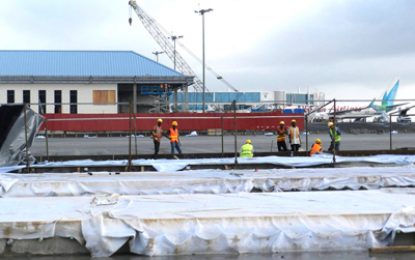 Paid 80% of monies…CJIA completion now set for next year-end