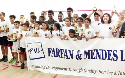 Farfan & Mendes Junior Skill Level Squash Tournament…Daniel Islam beat Fernandes in last match of exciting tournament