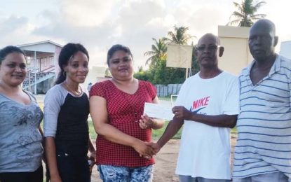 RHTY&SC Cricket Teams assists University of Guyana Students