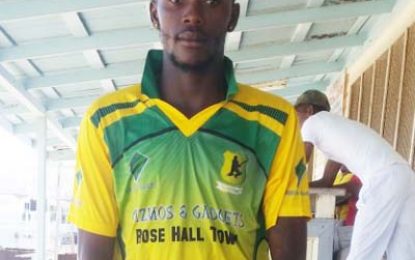BCB 50-Overs First Division…Keon Sinclair bowls RHT Gizmos & Gadgets to crushing win over Upper Corentyne