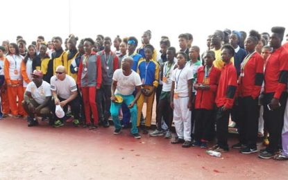 Sports Minister presents watches to Athletes at Nationals