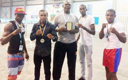 2017 C’bean Boxing Championships…Guyana’s ‘Fearsome Foursome’ captures 3-Gold and 1 Silver in St Lucia