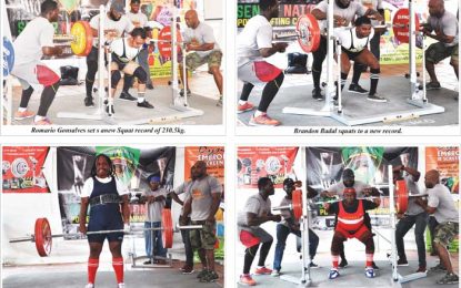 GAPLF Senior Nationals …Gonsalves, Badal, Stoll, Brisport and Tucker combine to set 17 new records