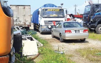 Customs Officers try  to steal seized items