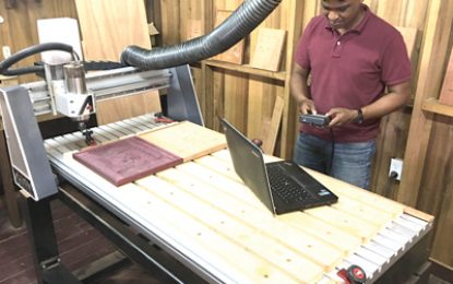 Local company awarded for introducing new wood-carving technology