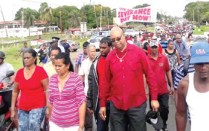 Major protest hits Berbice