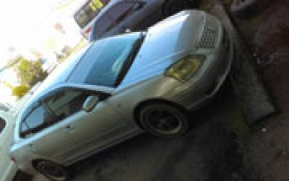 Carjackers abandoned vehicle at roadblock