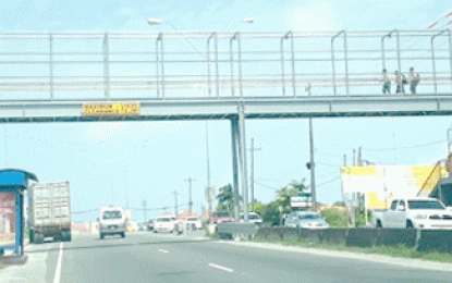 Public Infrastructure Ministry reverses decision…  Pedestrians are now allowed to use overpasses