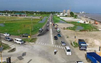 Motorists urged to use Vlissengen Rd./ Carifesta Avenue junction with caution