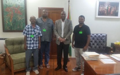 Courtesy visits made to Ministers Harmon and Broomes by executives of RHTY&SC