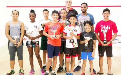 BOUNTY FARM LTD HANDICAP SQUASH TOURNAMENT…Nyron Joseph wins open Category, Michael Alphonso best in category A