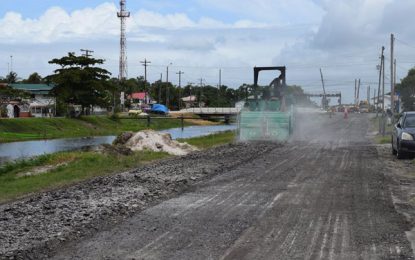 Canal # One main road under repairs