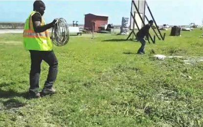 Ilegal power connections removed from Seawall Bandstand area  -Ministry complains of vandalism of highway lights