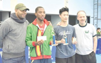 Guyana’s Shemar Britton secures West Chester Table Tennis USA Title