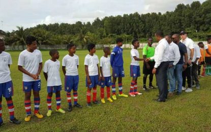 GFF/Pele Alumini Frank Watson U15 League – West Demerara FA Combined Team and Wales triumph